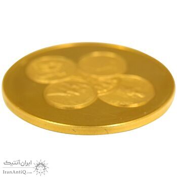 مدال برنز مجموعه 1350 (نمونه) - PF63 - محمد رضا شاه