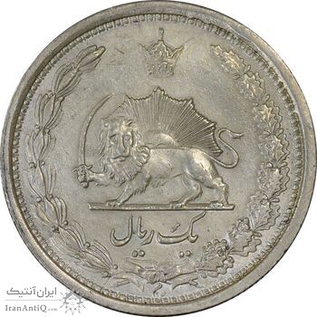 سکه 1 ریال 1310 - AU58 - رضا شاه
