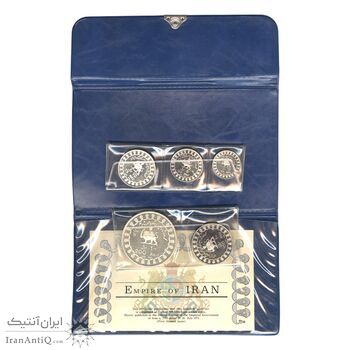 مدال های نقره سری جشنهای 2500 ساله شاهنشاهی - UNC - محمد رضا شاه