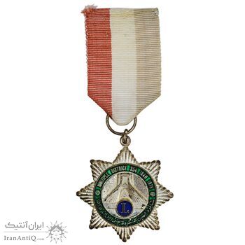 نشان آویزی یادبود کنگره لاینز 2535 - EF45 - محمد رضا شاه نشان آویزی یادبود کنگره لاینز 2535 - EF45 - محمد رضا شاه