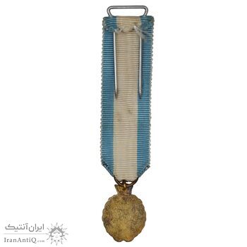 نشان بیست و پنجمین سال سلطنت (ضرب فرانسه) - شب - AU - محمد رضا شاه