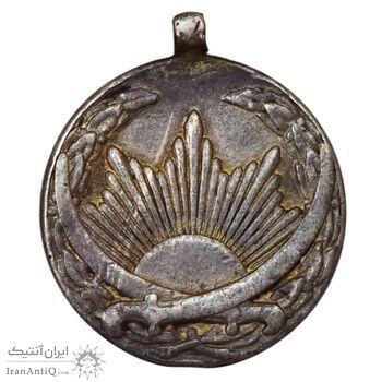مدال نقره ذوالفقار - شب - EF40 - رضا شاه