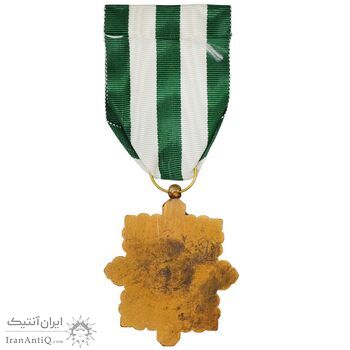 نشان فرهنگ و هنر (با روبان فابریک) - AU - محمد رضا شاه