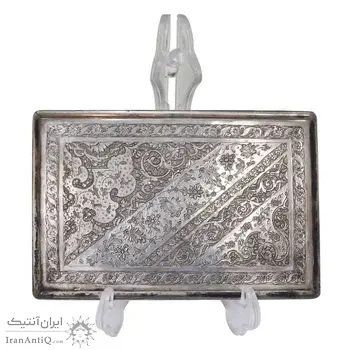 جاسیگاری نقره قلمزنی - قلم شیراز