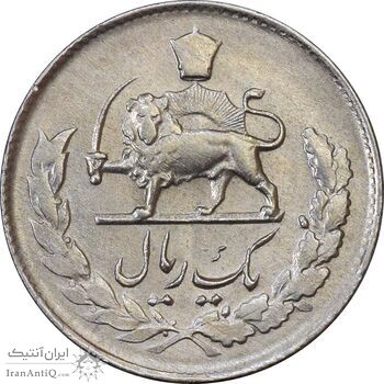 سکه 1 ریال 1331 - EF45 - محمد رضا شاه