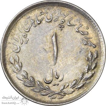 سکه 1 ریال 1333 - AU50 - محمد رضا شاه سکه 1 ریال 1333 - AU50 - محمد رضا شاه