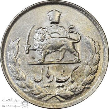 سکه 1 ریال 1334 - MS63 - محمد رضا شاه