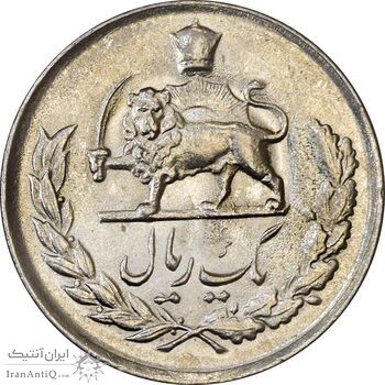 سکه 1 ریال 1334 - MS61 - محمد رضا شاه