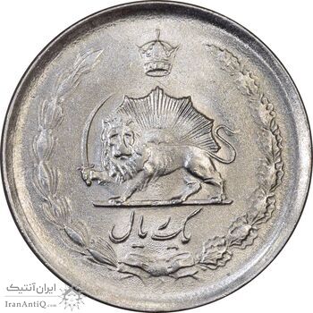 سکه 1 ریال 1337 - MS61 - محمد رضا شاه سکه 1 ریال 1337 - MS61 - محمد رضا شاه