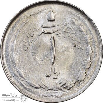 سکه 1 ریال 1337 - MS62 - محمد رضا شاه