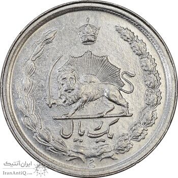 سکه 1 ریال 1348 - AU58 - محمد رضا شاه