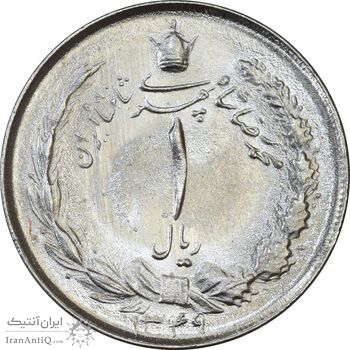 سکه 1 ریال 1349 - MS63 - محمد رضا شاه