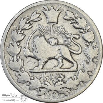 سکه 1000 دینار 1296 (مکرر مبلغ و تاریخ) - VF25 - ناصرالدین شاه
