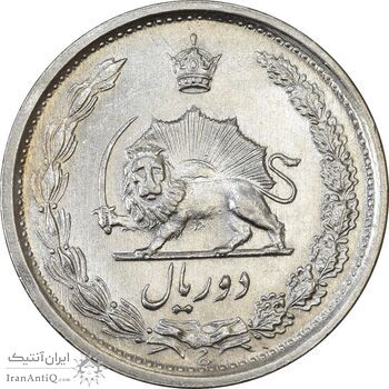 سکه 2 ریال 1349 - MS61 - محمد رضا شاه سکه 2 ریال 1349 - MS61 - محمد رضا شاه