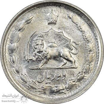 سکه 2 ریال 1353 - MS61 - محمد رضا شاه سکه 2 ریال 1353 - MS61 - محمد رضا شاه