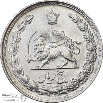 سکه 5 ریال 1344 - EF45 - محمد رضا شاه سکه 5 ریال 1344 - EF45 - محمد رضا شاه