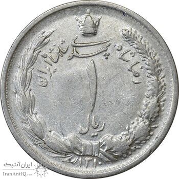 سکه 1 ریال 1310 - EF40 - رضا شاه