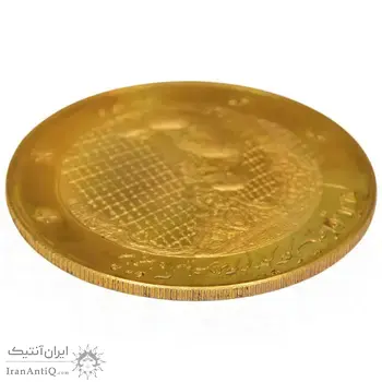 مدال برنز سایز 25 گرمی شاه در حرم (نمونه) - PF63 - محمد رضا شاه
