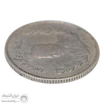 سکه 500 دینار 1326 تصویری (دو تاریخ) - VF35 - محمد علی شاه