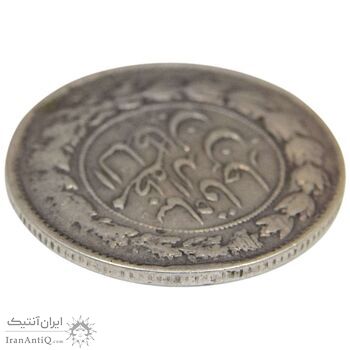 سکه 1000 دینار 1314 خطی (ِیک تاج) - VF35 - مظفرالدین شاه