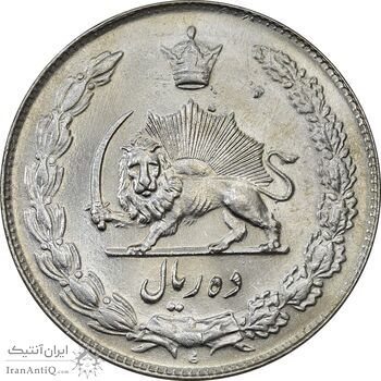 سکه 10 ریال 1336 - MS63 - محمد رضا شاه