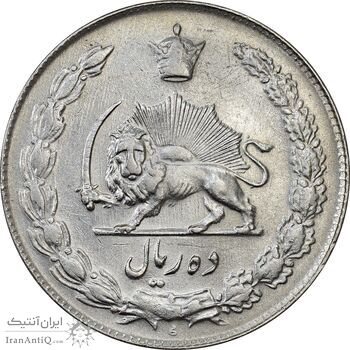 سکه 10 ریال 1337 - EF40 - محمد رضا شاه سکه 10 ریال 1337 - EF40 - محمد رضا شاه