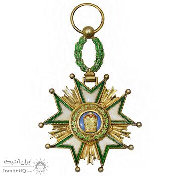 نشان تاج درجه چهار 1332 - EF45 - احمد شاه