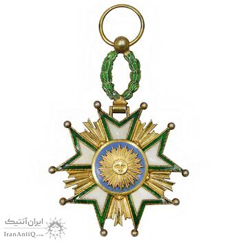 نشان تاج درجه چهار 1332 - EF45 - احمد شاه