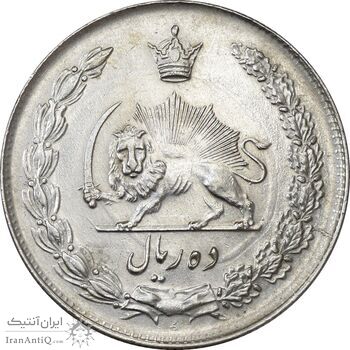 سکه 10 ریال 1343 (نازک) - AU58 - محمد رضا شاه