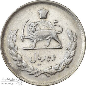 سکه 10 ریال 1348 - EF40 - محمد رضا شاه