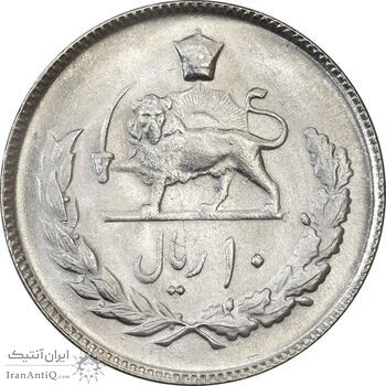 سکه 10 ریال 1352 (عددی) - MS63 - محمد رضا شاه سکه 10 ریال 1352 (عددی) - MS63 - محمد رضا شاه