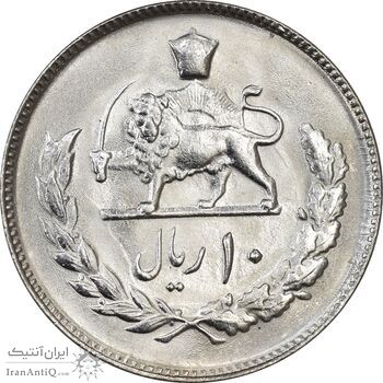 سکه 10 ریال 1352 (عددی) - MS62 - محمد رضا شاه سکه 10 ریال 1352 (عددی) - MS62 - محمد رضا شاه