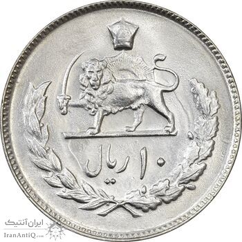 سکه 10 ریال 1353 - MS63 - محمد رضا شاه سکه 10 ریال 1353 - MS63 - محمد رضا شاه