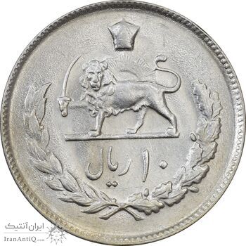 سکه 10 ریال 1353 - MS61 - محمد رضا شاه سکه 10 ریال 1353 - MS61 - محمد رضا شاه