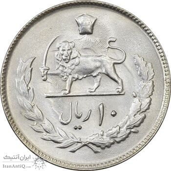 سکه 10 ریال 1354 - MS63 - محمد رضا شاه سکه 10 ریال 1354 - MS63 - محمد رضا شاه