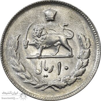 سکه 10 ریال 1357 - MS61 - محمد رضا شاه سکه 10 ریال 1357 - MS61 - محمد رضا شاه