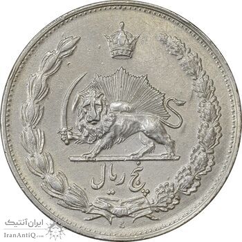 سکه 5 ریال 1310 - EF45 - رضا شاه