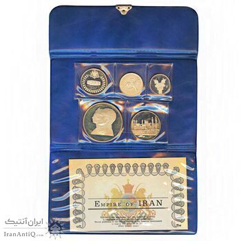 مدال های نقره سری جشنهای 2500 ساله شاهنشاهی - PF65 - محمد رضا شاه