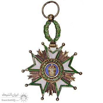 نشان تاج درجه چهار 1332 - EF - احمد شاه