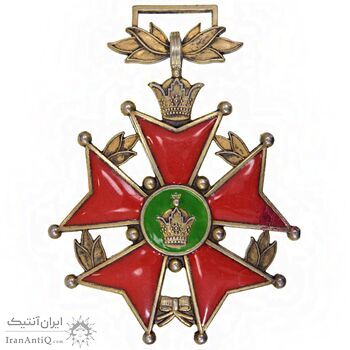 نشان خدمت شهربانی درجه دو (ضرب سوئد) - EF - محمد رضا شاه