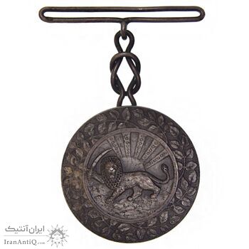 مدال نقره بپاداش خدمت - AU - رضا شاه