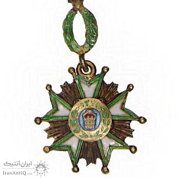 نشان تاج 1332 (َشب) - UNC - احمد شاه