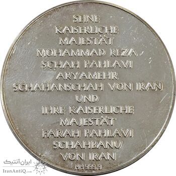 مدال شاه و فرح سفر به آلمان - PF64 - محمد رضا شاه