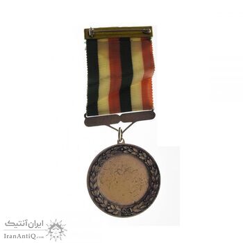 مدال آویز ورزشی نقره ای - قهرمانی کشتی کشور - محمد رضا شاه