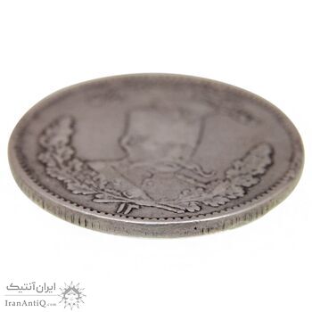 سکه 2000 دینار 13 (ارور تاریخ) تصویری - EF45 - مظفرالدین شاه