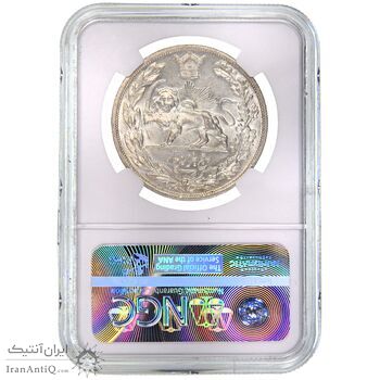 سکه 5000 دینار 1306L تصویری - MS62 - رضا شاه