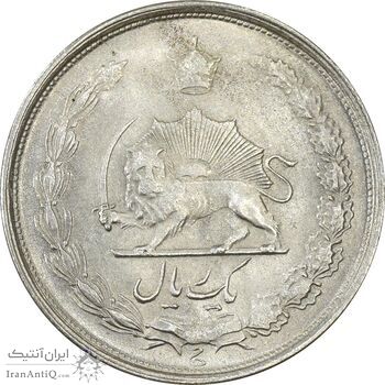 سکه 1 ریال 1323 نقره - MS62 - محمد رضا شاه سکه 1 ریال 1323 نقره - MS62 - محمد رضا شاه