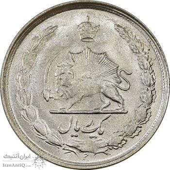 سکه 1 ریال 1328 - MS63 - محمد رضا شاه