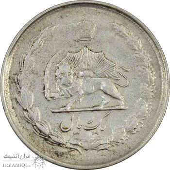سکه 1 ریال 1326 نقره - VF35 - محمد رضا شاه
