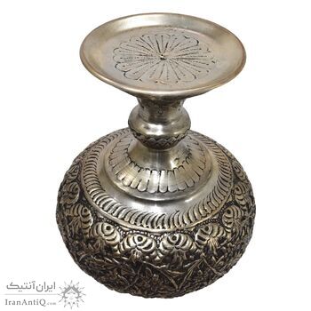 جام مسی قلمزنی طرح گل و مرغ